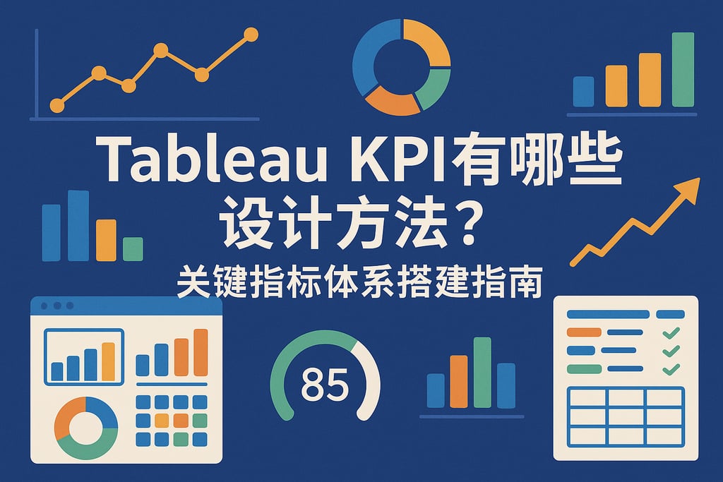 Tableau KPI有哪些设计方法？关键指标体系搭建指南